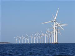 Windkraftanlage vor Kopenhagen
